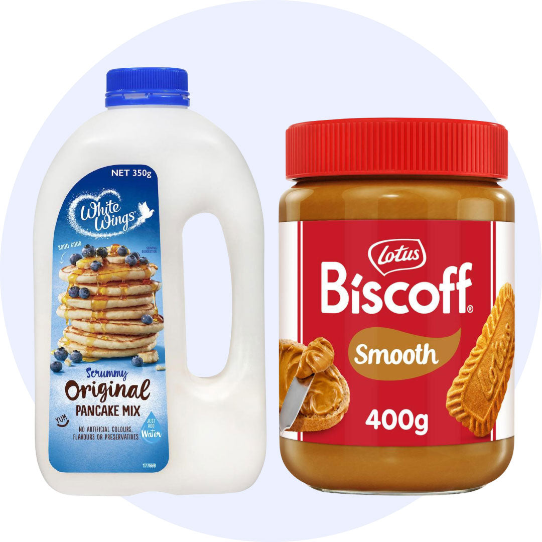 Easy Biscoff Pancakes