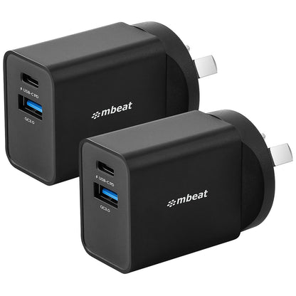 mbeat Gorilla Dual Port Charger 2 Pack