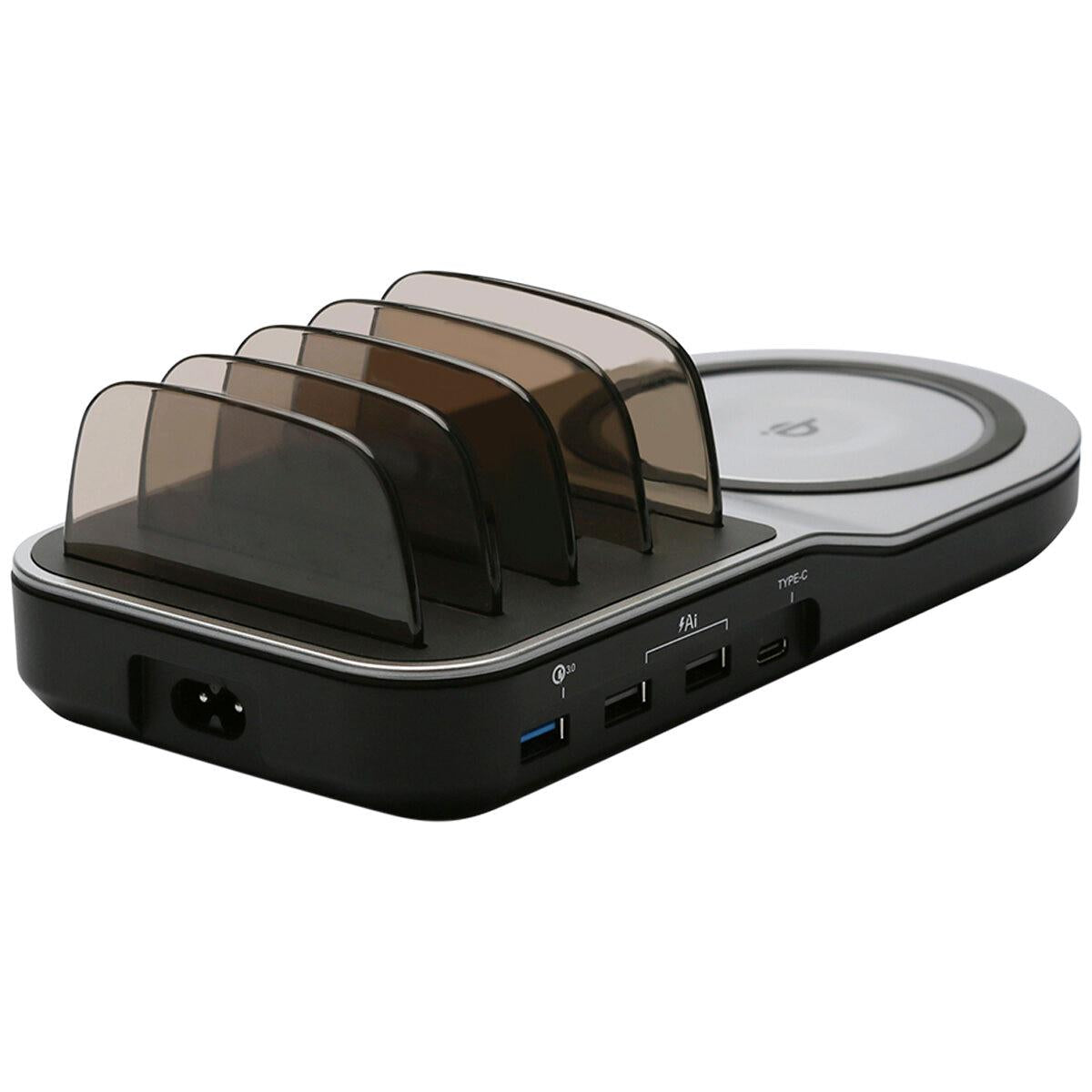 mbeat Gorilla Power 50W Qi Certified Multi-Device USB and Wireless Charging Dock MB-UWC-5K