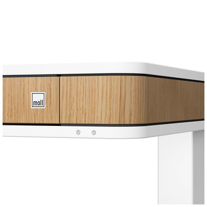 moll T7 Oak Sit and Stand Desk