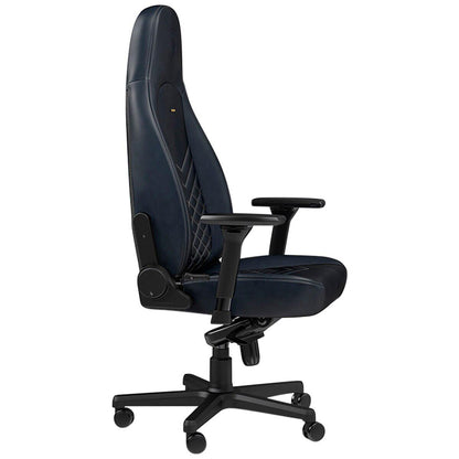 noblechairs Icon Real Leather Gaming Chair Midnight Blue Graphite