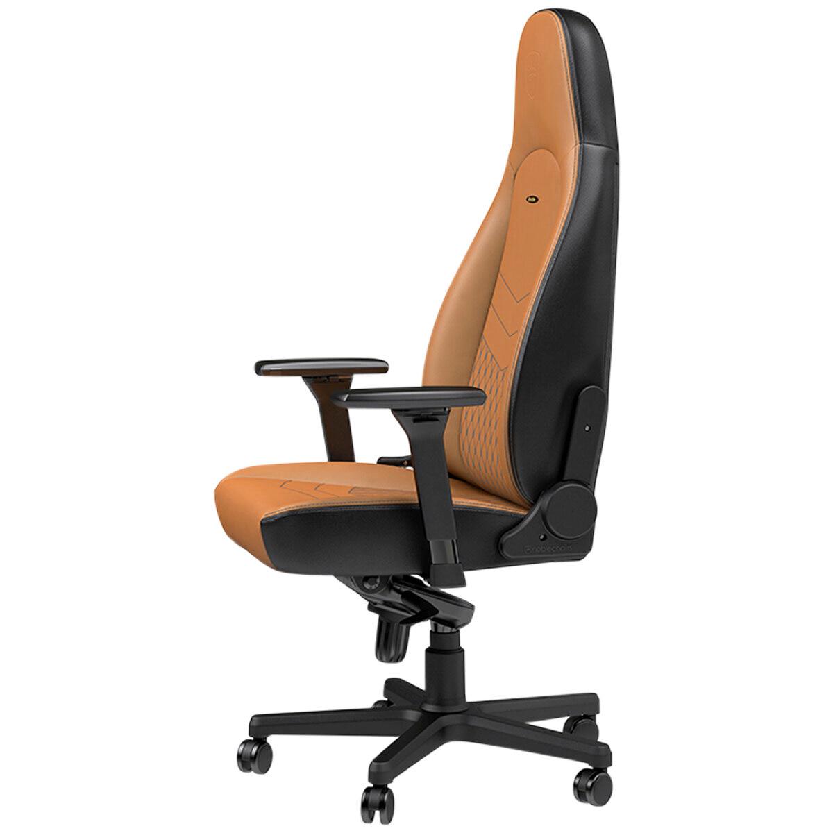 noblechairs Icon Real Leather Gaming Chair Cognac Black