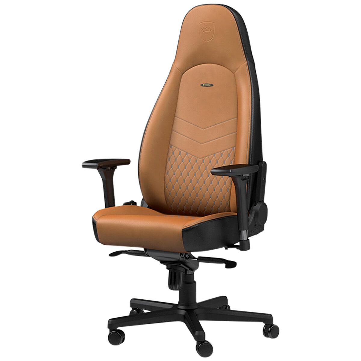 noblechairs Icon Real Leather Gaming Chair Cognac Black