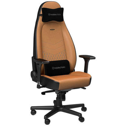 noblechairs Icon Real Leather Gaming Chair Cognac Black