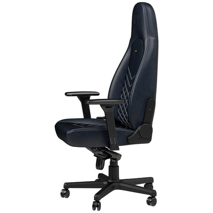 noblechairs Icon Real Leather Gaming Chair Midnight Blue Graphite