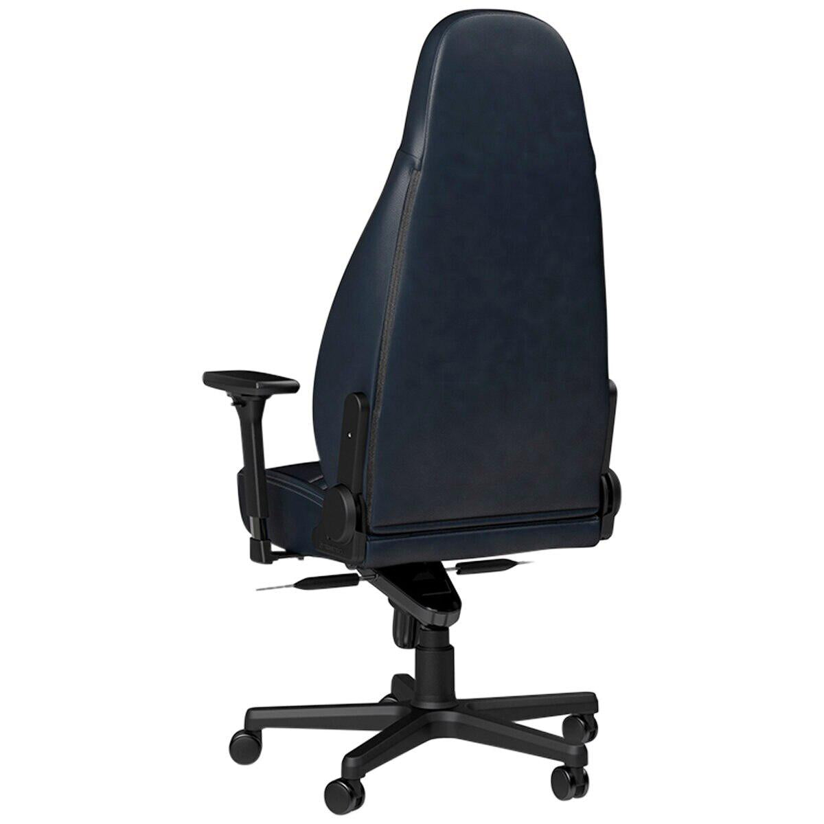 noblechairs Icon Real Leather Gaming Chair Midnight Blue Graphite