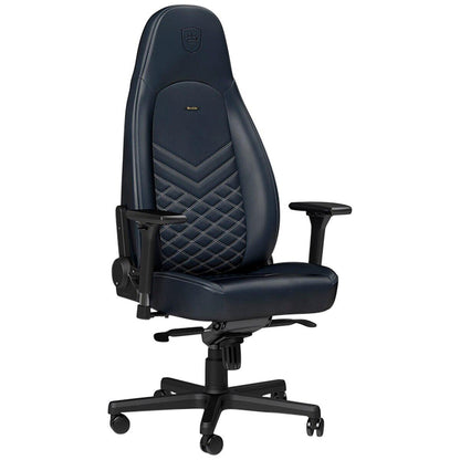 noblechairs Icon Real Leather Gaming Chair Midnight Blue Graphite