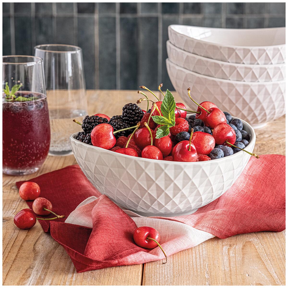 over&back Bistro Diamond Bowls 4 Pieces