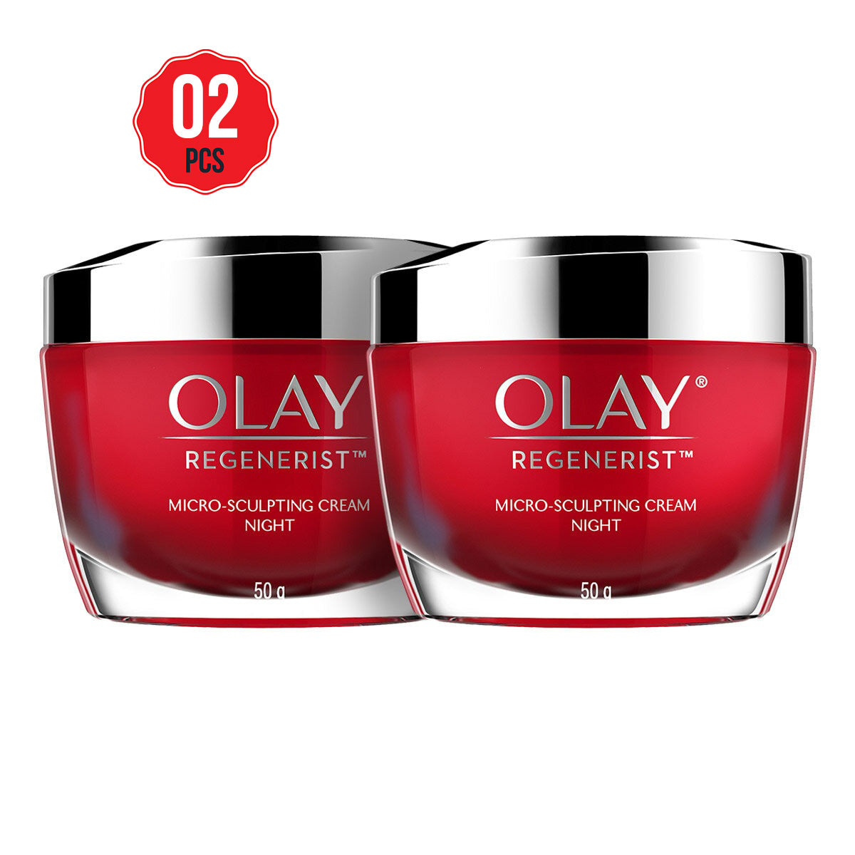 Olay Regenerist Micro-Sculpting Cream Moisturising 82324136 2 x 50g