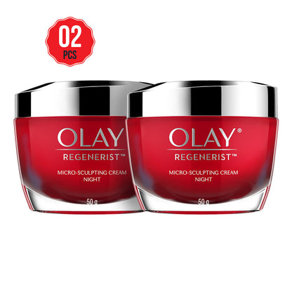 Olay Regenerist Micro-Sculpting Cream Moisturising 82324136 2 x 50g