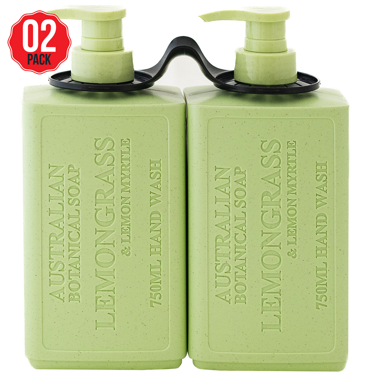 Australian Botanical Soap Hand Wash 2 x 750ml Lemon Grass & Lemon Myrtle