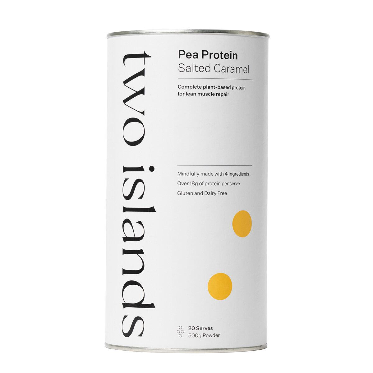 two Islands Salted Caramel Pea Protein 2 x 500g