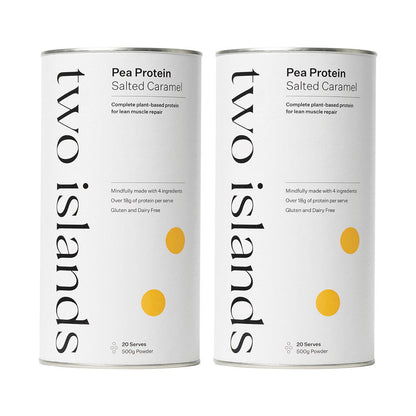 two Islands Salted Caramel Pea Protein 2 x 500g